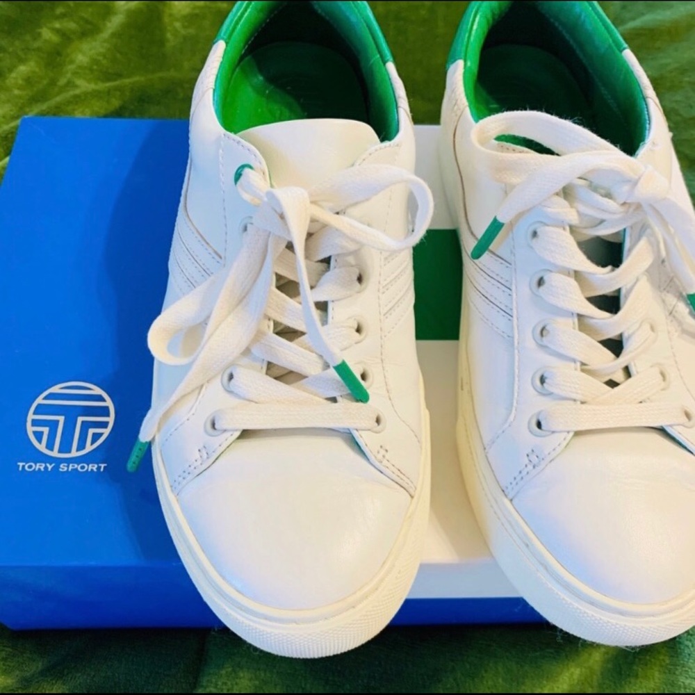 Tory Sport/ White with Green Details (8)